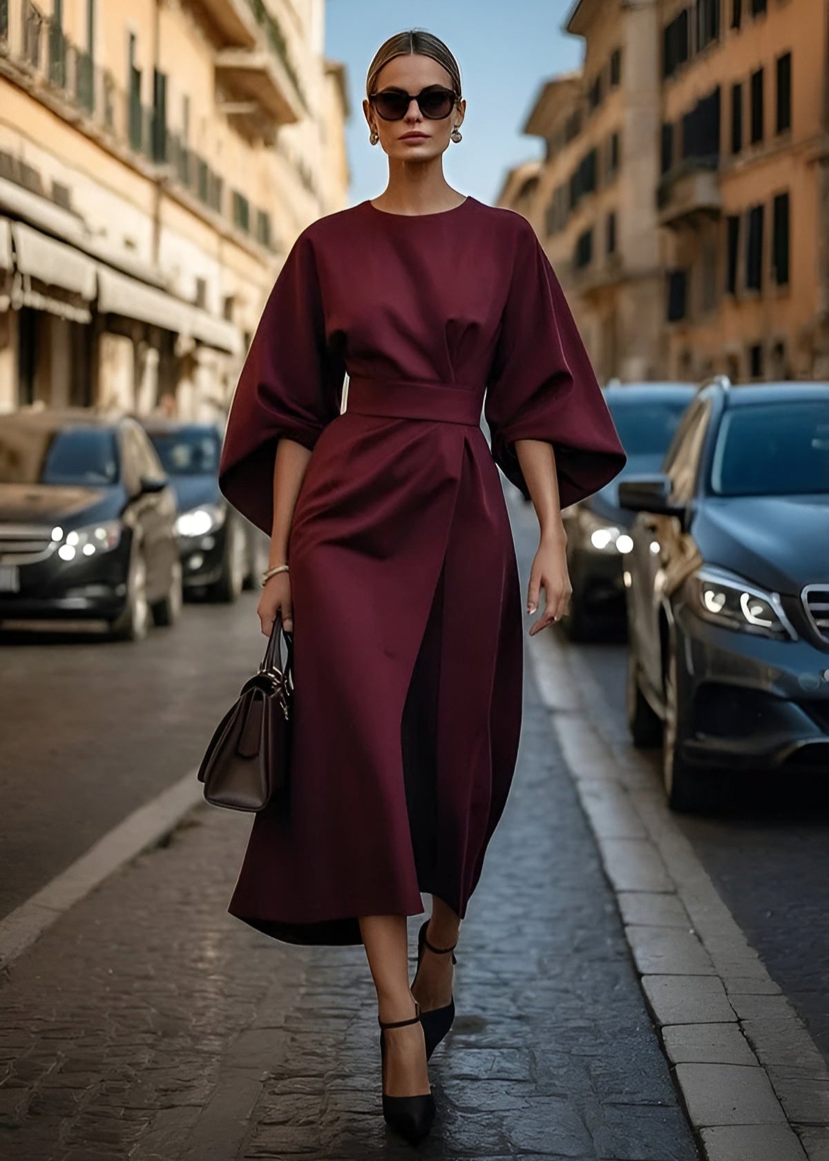 Voltare l The Most Elegant Dress with Sleeves