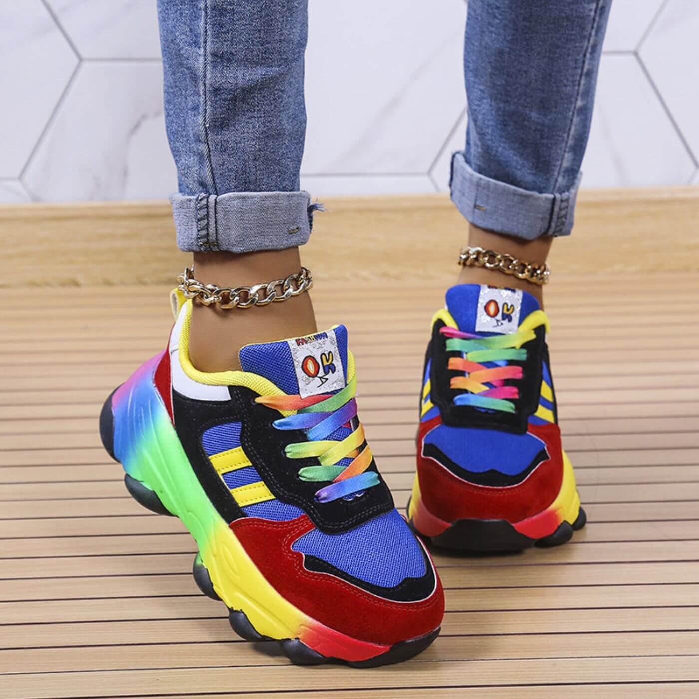 Voltare l  Colourful Orthopedic Sneakers