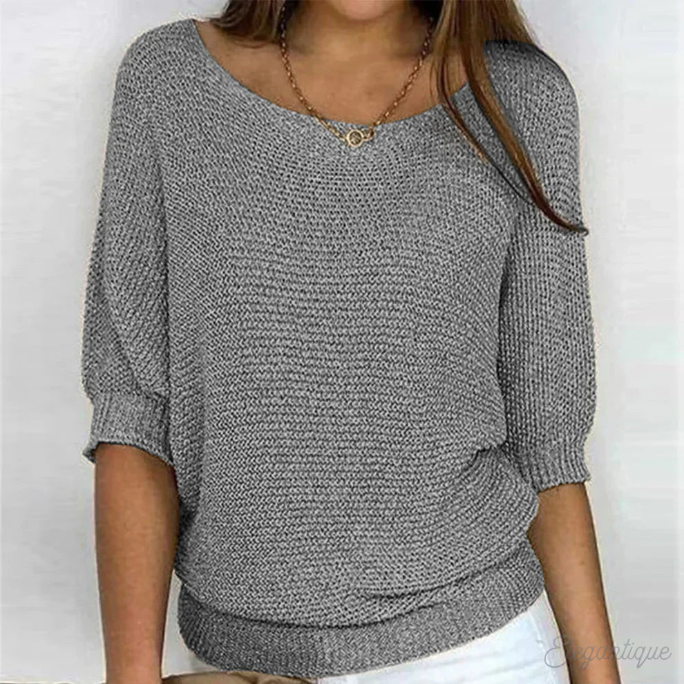 Voltare | LOOSE KNITTED BLOUSE