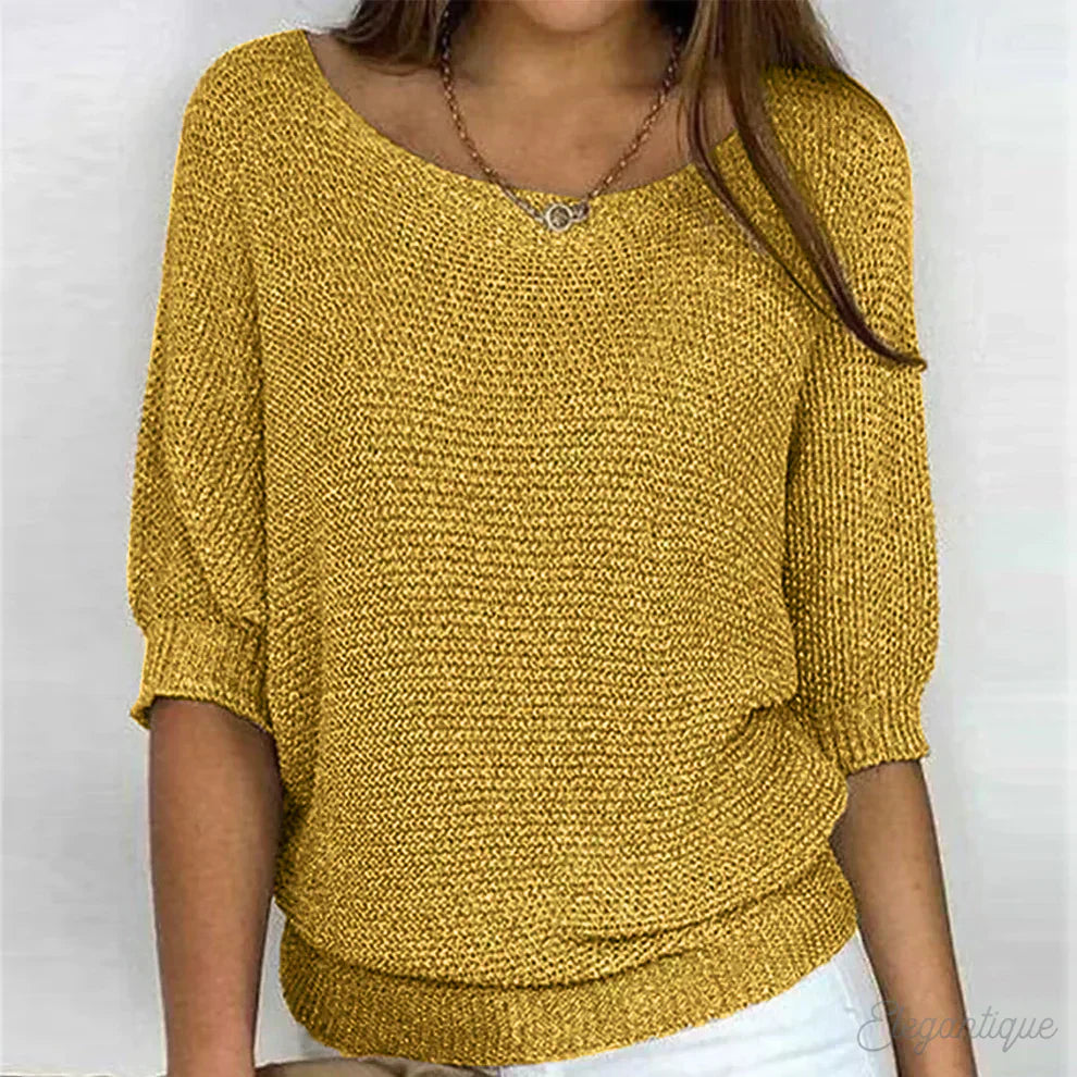 Voltare | LOOSE KNITTED BLOUSE