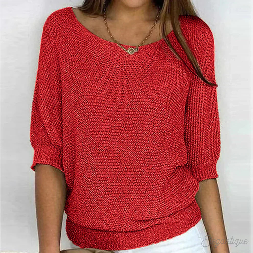 Voltare | LOOSE KNITTED BLOUSE